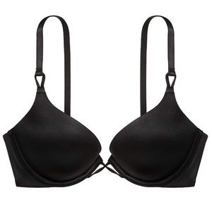 Victoria's Secret Bombshell Push Up Black Bra, 34A